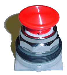 Stop Button - Square D; 30 mm