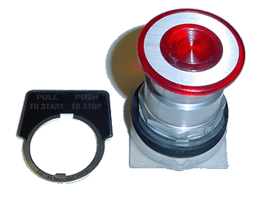 Illuminated Push/Pull Stop Switch