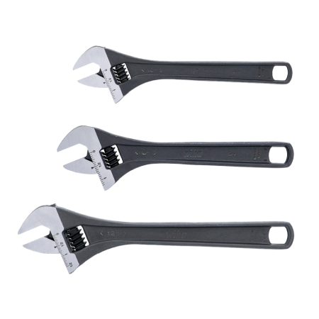WRENCH, ADJUSTABLE, 3 PC SET-8, 10, & 12