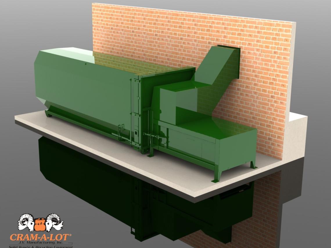 CC-02 Compactor Right Hand Thru-the-Wall