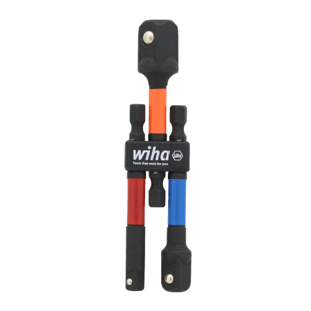 SOCKET ADAPTER SET, COLOR CODED, 3 PC